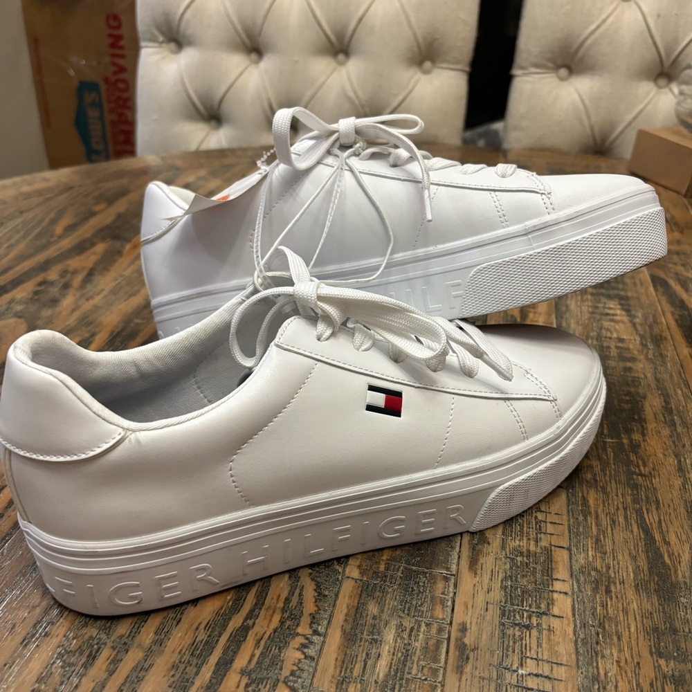 Tommy Hilfiger White Sneakers - Picture 7 of 10